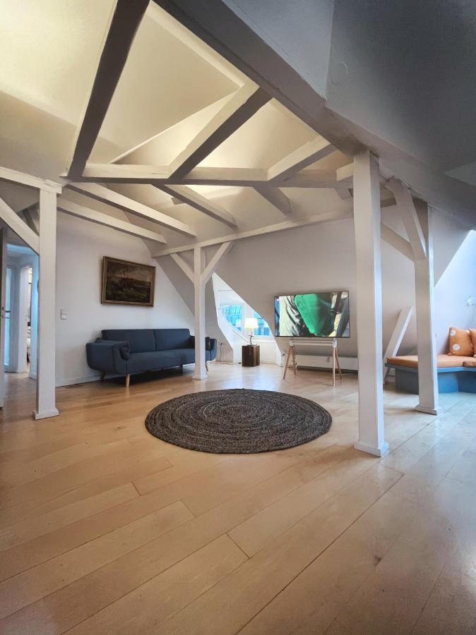 Loft-Panoramablick-Hafen & Elbe! Apartment Хамбург Екстериор снимка